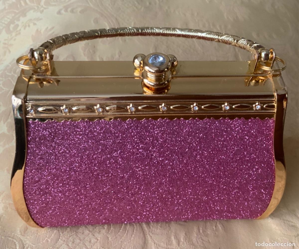 Vintage: MINI BOLSO CLUTCH ROSA TIPO BARBIE - Foto 2