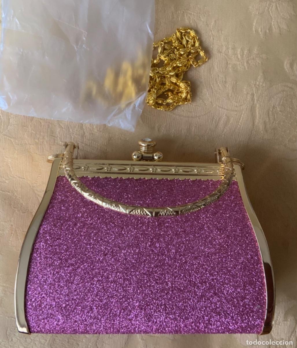 Vintage: MINI BOLSO CLUTCH ROSA TIPO BARBIE - Foto 6