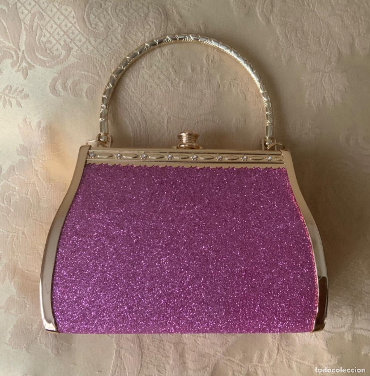 Vintage: MINI BOLSO CLUTCH ROSA TIPO BARBIE - Foto 8