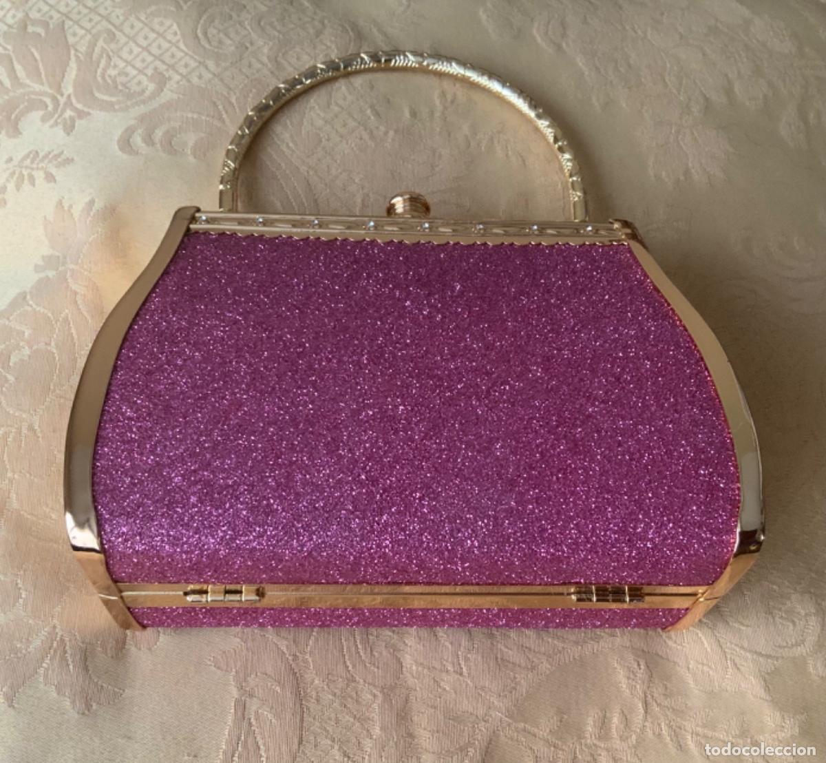 Vintage: MINI BOLSO CLUTCH ROSA TIPO BARBIE - Foto 14