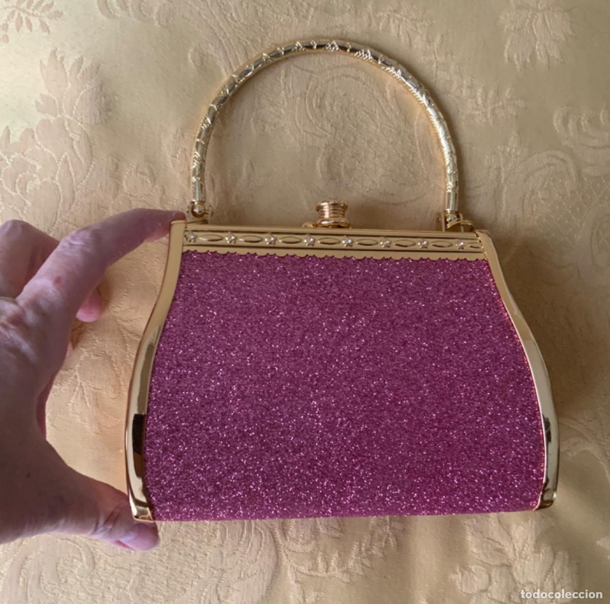 Vintage: MINI BOLSO CLUTCH ROSA TIPO BARBIE - Foto 18