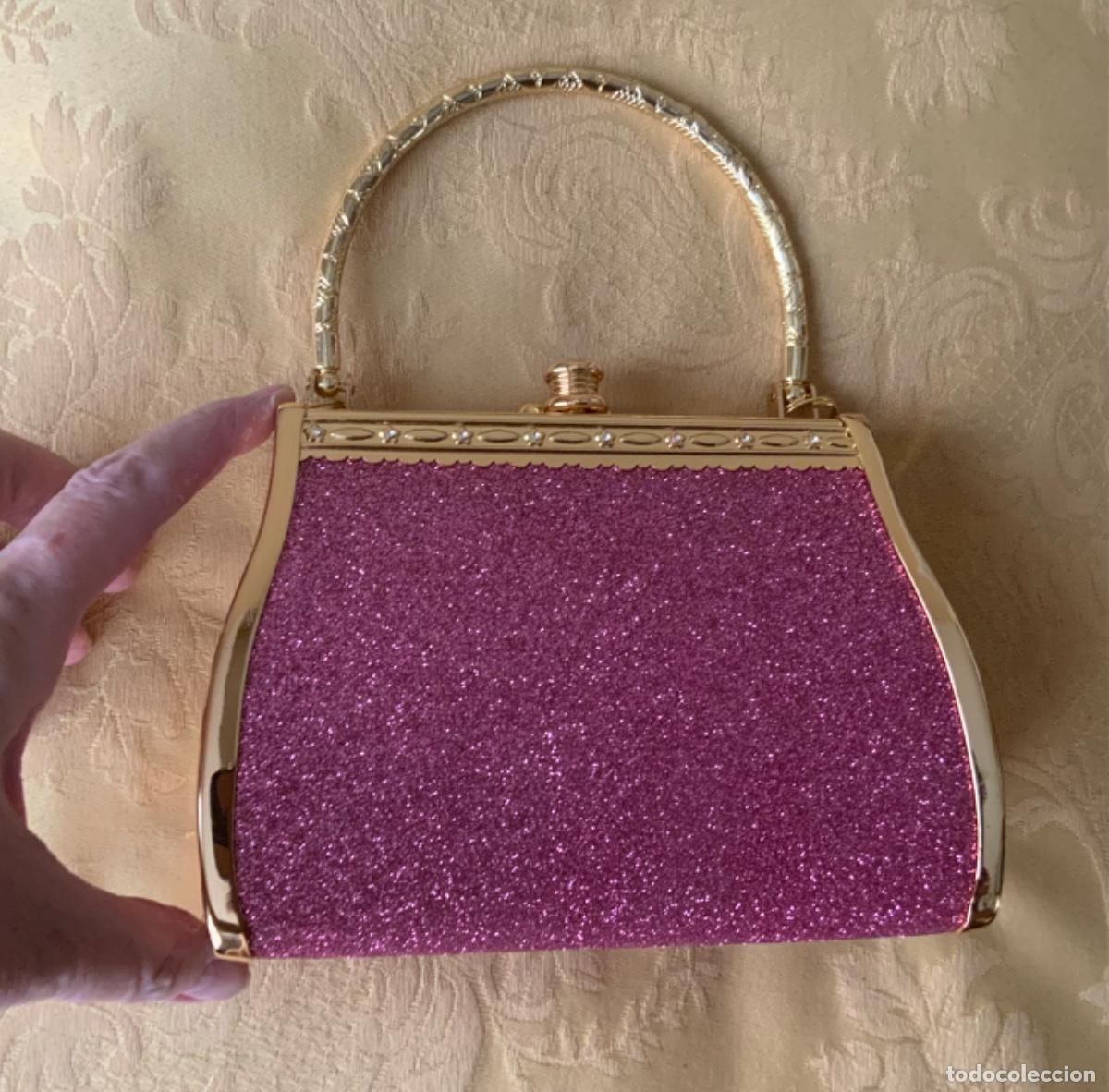 Vintage: MINI BOLSO CLUTCH ROSA TIPO BARBIE - Foto 20