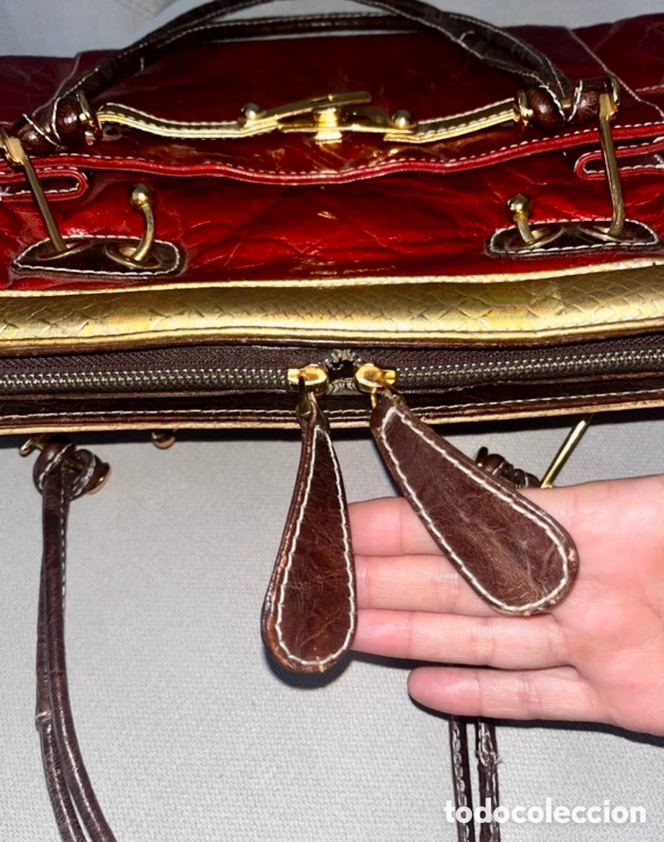 Vintage: Gran bolso Claudina a&ntilde;o 1990 - Foto 11