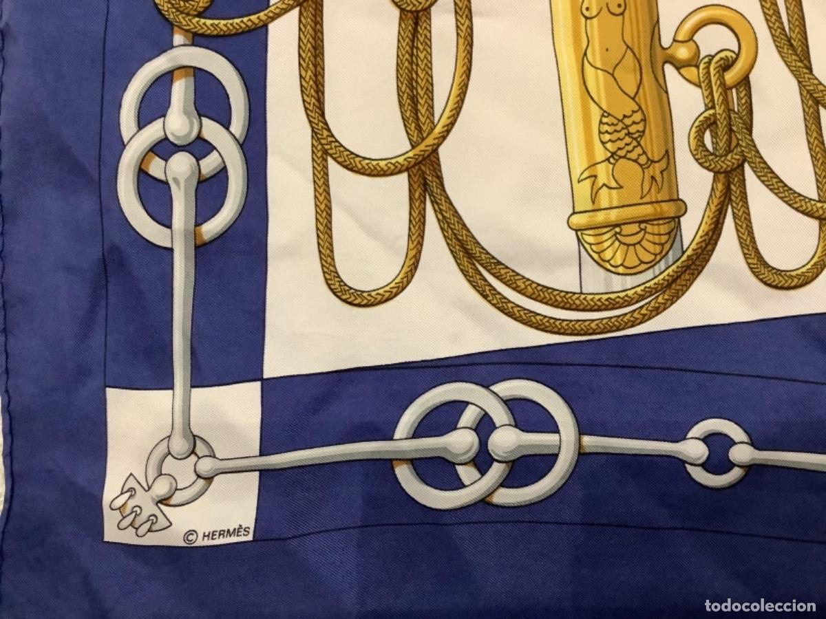 Vintage: Pa&ntilde;uelo Hermes 100% Seda - Foto 2