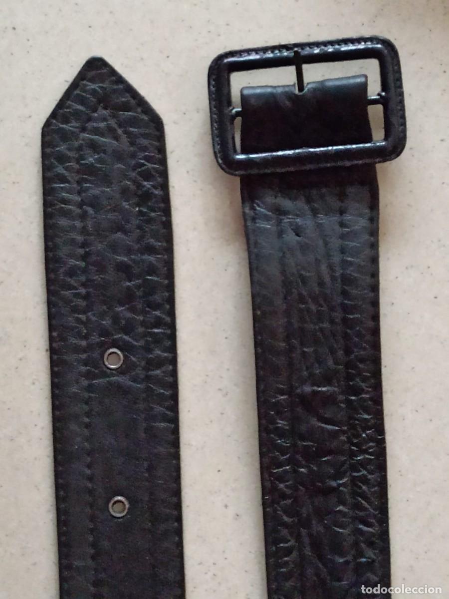Vintage: ABRIGO CUERO/PIEL ESTILO SS GESTAPO - Foto 8