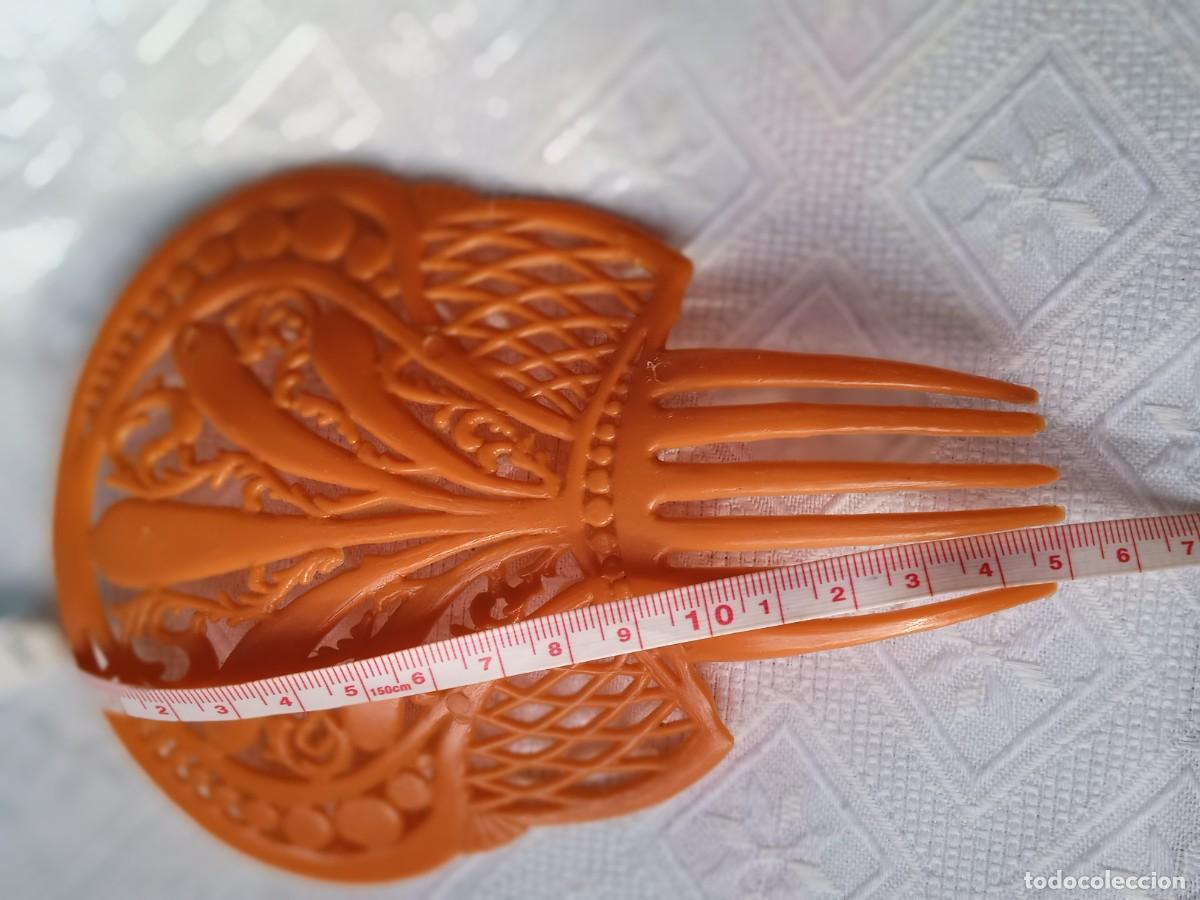 Vintage: PEINETA PLASTICO A&Ntilde;OS 80 - Foto 4