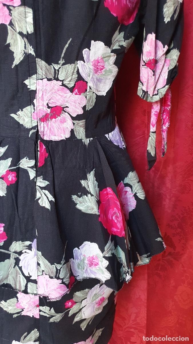 Vintage: Vestido estampado con volante - Foto 4