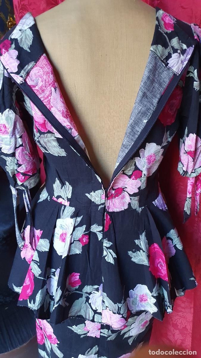 Vintage: Vestido estampado con volante - Foto 5