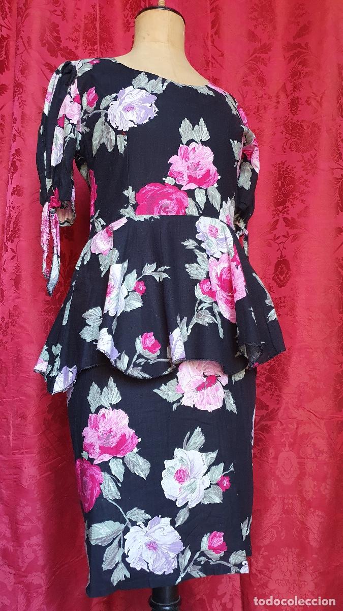 Vintage: Vestido estampado con volante - Foto 6