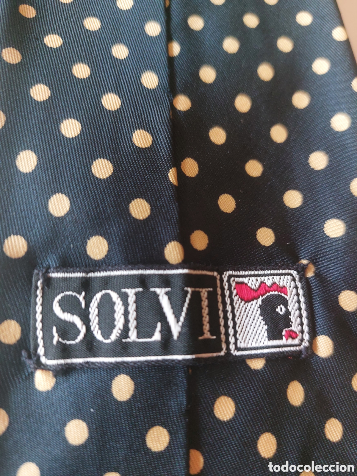 Vintage: Corbata lunares Solvi - Foto 4