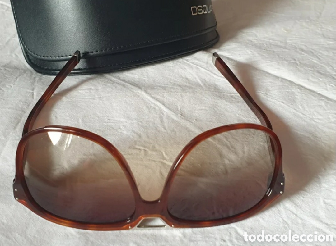 Vintage: Gafas de sol Dsquared2. Acetato marr&oacute;n. - Foto 4