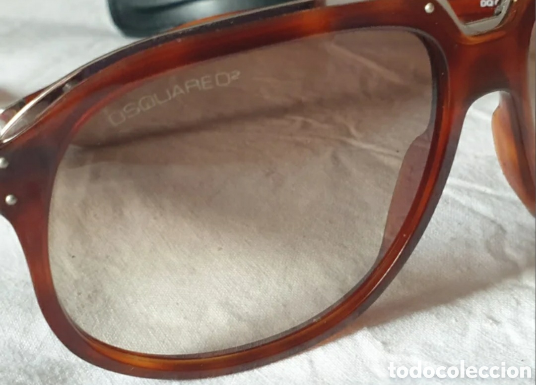 Vintage: Gafas de sol Dsquared2. Acetato marr&oacute;n. - Foto 6