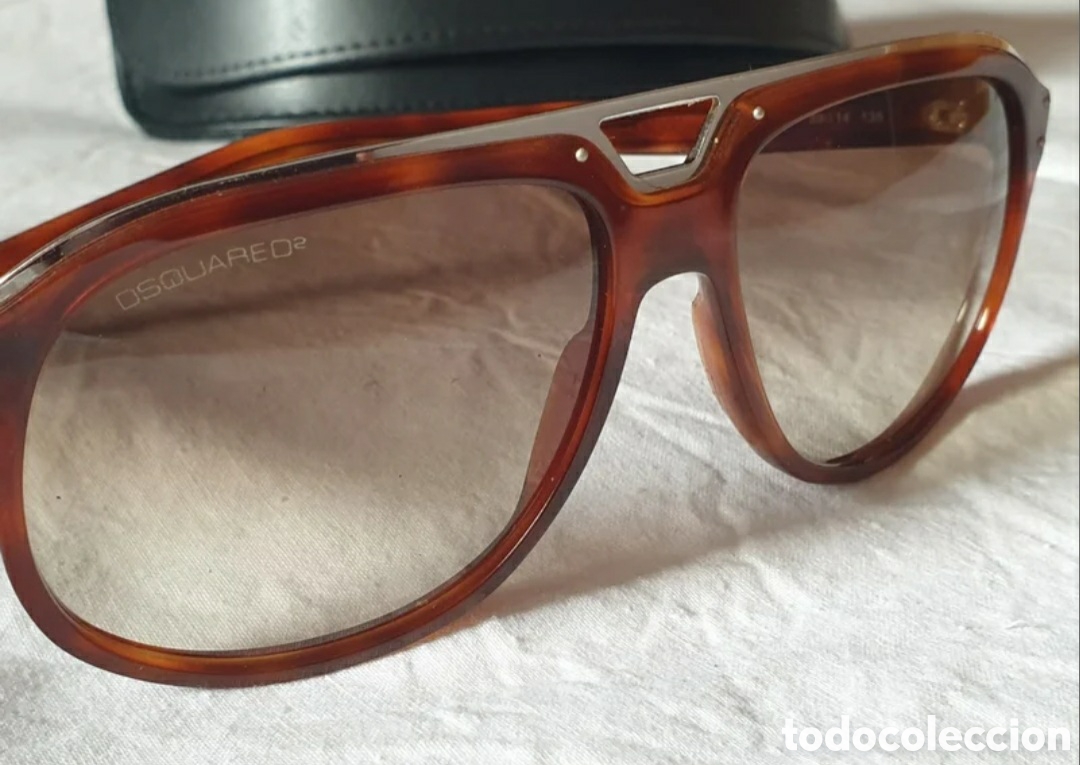 Vintage: Gafas de sol Dsquared2. Acetato marr&oacute;n. - Foto 7
