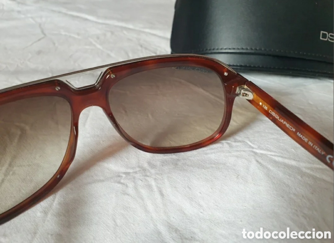 Vintage: Gafas de sol Dsquared2. Acetato marr&oacute;n. - Foto 10