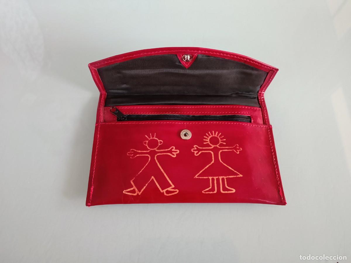 Vintage: Cartera, billetera, monedero de cuero - Foto 2