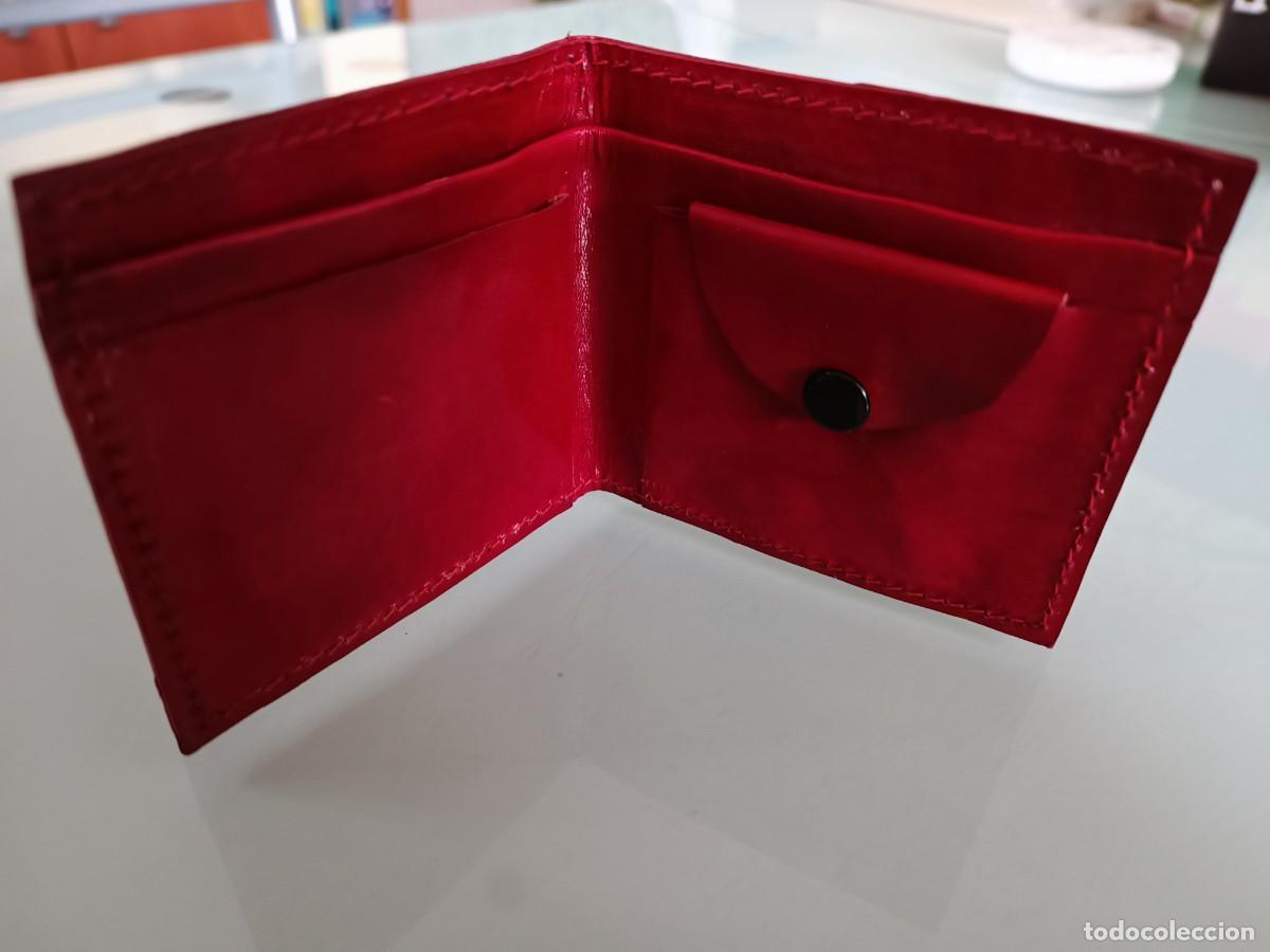 Vintage: Cartera, billetera, monedero de cuero - Foto 4