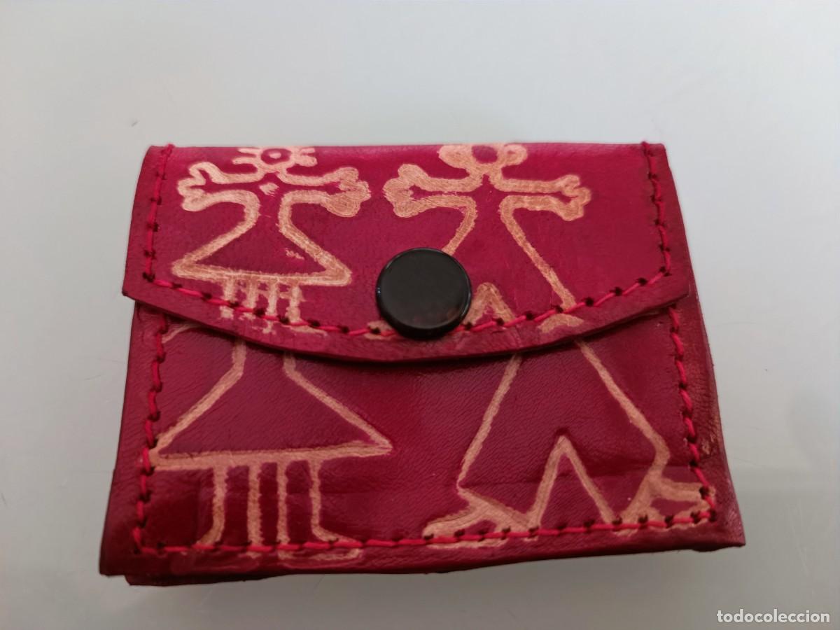 Vintage: Cartera, billetera, monedero de cuero - Foto 5