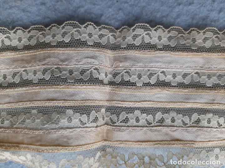 Vintage: Puntilla con Raso. Hecho a Mano. - Foto 5