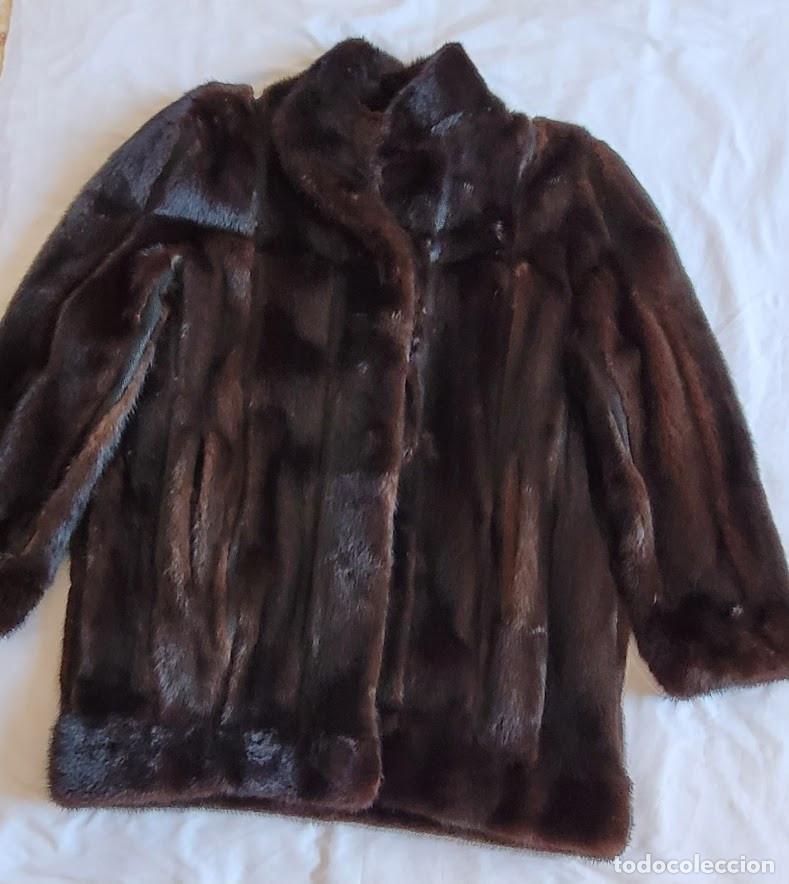 Vintage: Chaquet&oacute;n abrigo de vis&oacute;n natural - Foto 1
