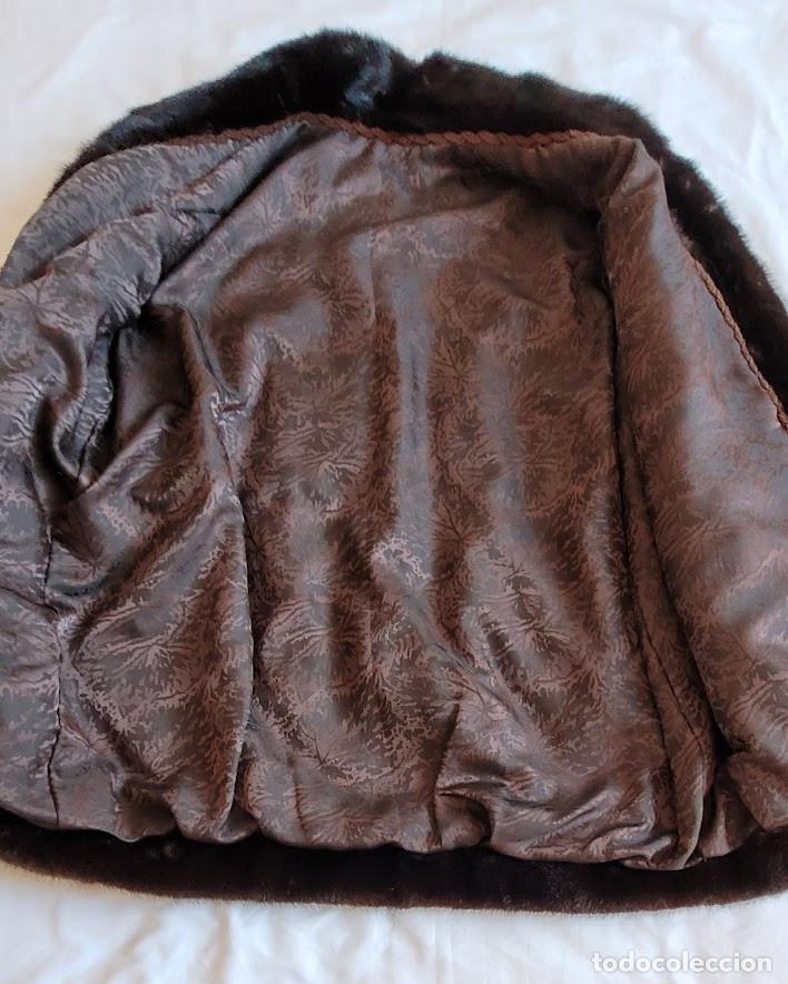 Vintage: Chaquet&oacute;n abrigo de vis&oacute;n natural - Foto 2