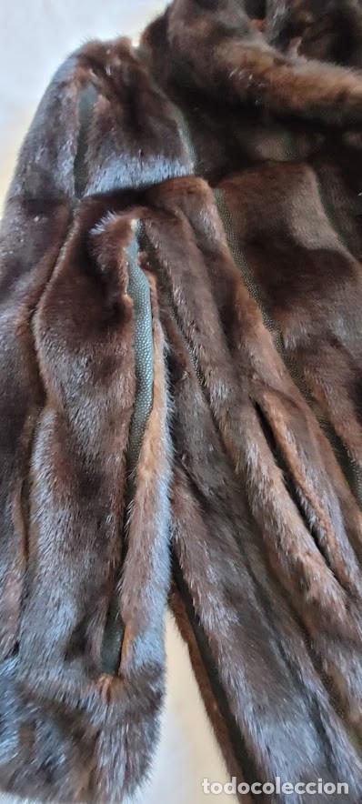 Vintage: Chaquet&oacute;n abrigo de vis&oacute;n natural - Foto 6