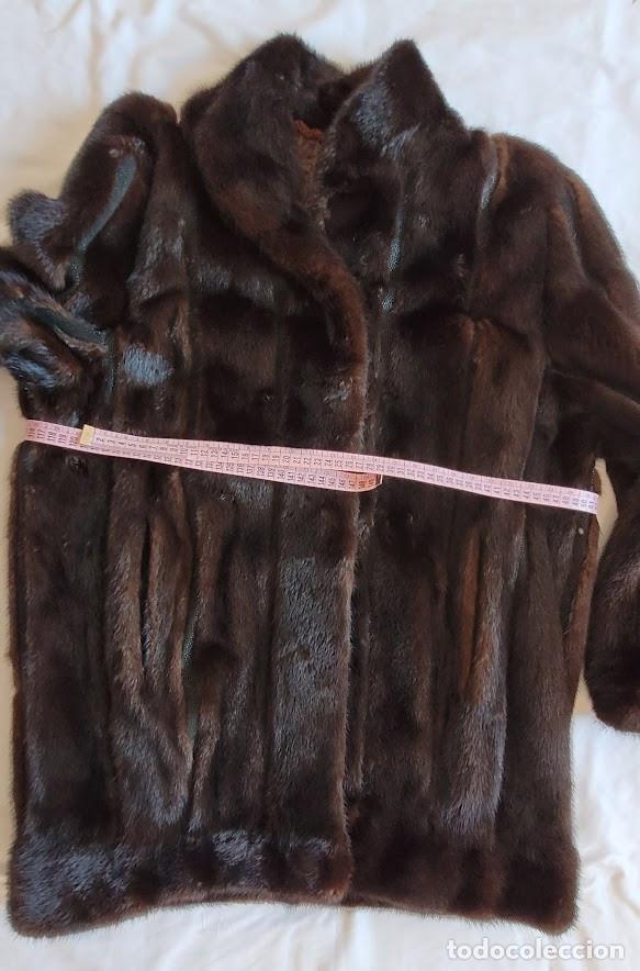 Vintage: Chaquet&oacute;n abrigo de vis&oacute;n natural - Foto 8