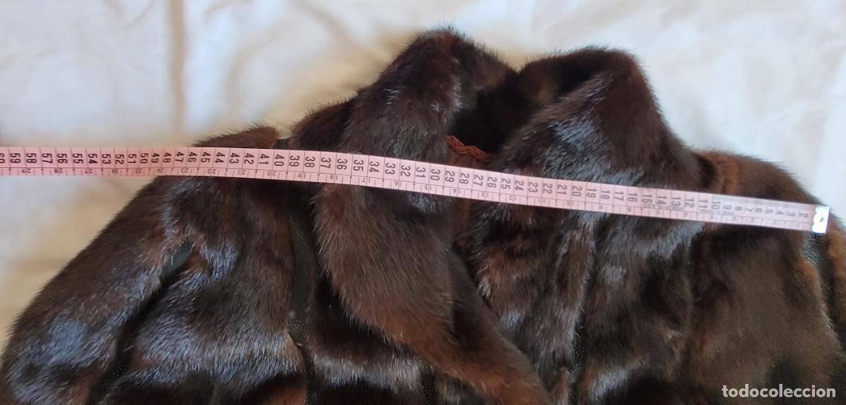Vintage: Chaquet&oacute;n abrigo de vis&oacute;n natural - Foto 9