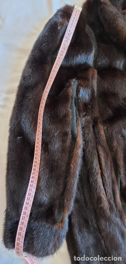 Vintage: Chaquet&oacute;n abrigo de vis&oacute;n natural - Foto 12