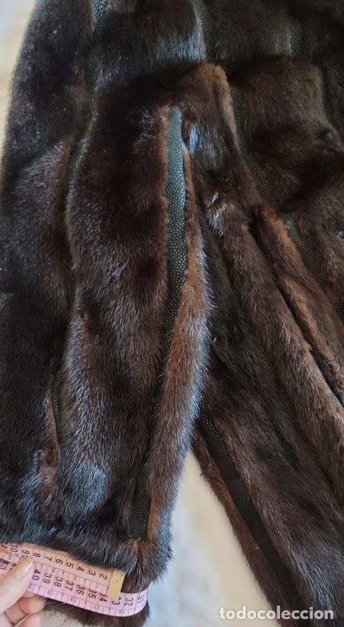 Vintage: Chaquet&oacute;n abrigo de vis&oacute;n natural - Foto 13