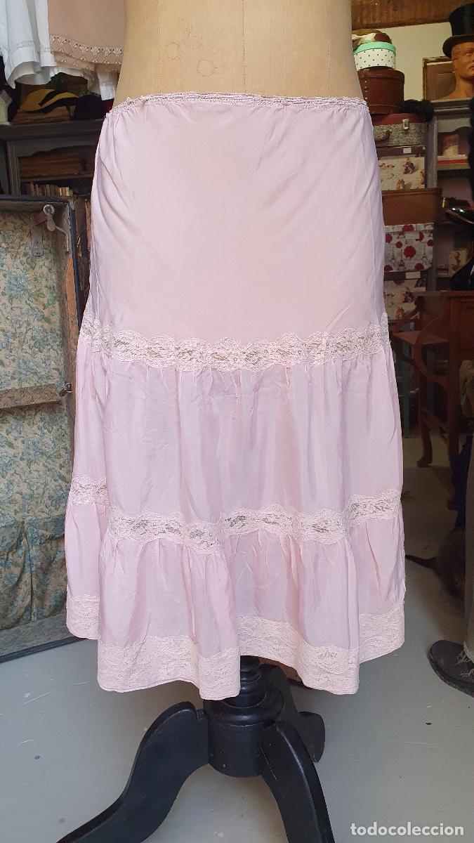 Vintage: Falda combinaci&oacute;n rosa - Foto 1