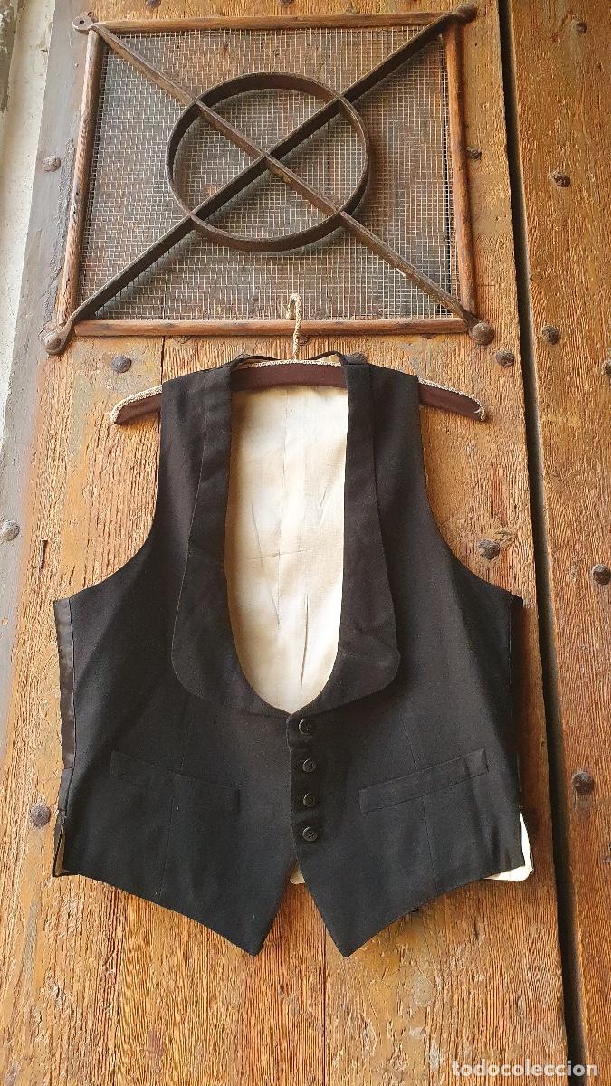 Vintage: Chaleco negro de hombre - Foto 1