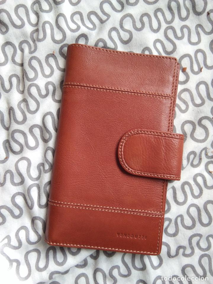 Vintage: CARTERA DE CUERO VENEGUTTI - Foto 1