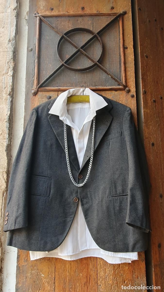 Vintage: Chaqueta gris marengo Unisex - Foto 1