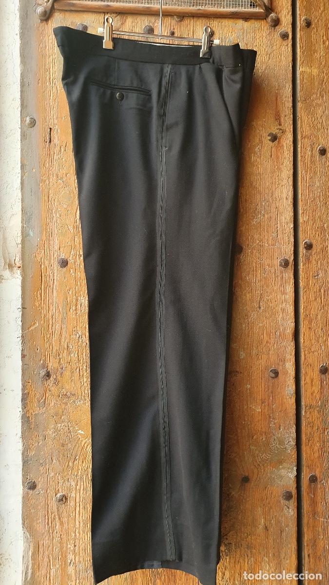 Vintage: Pantalon negro con raya lateral smoking - Foto 1