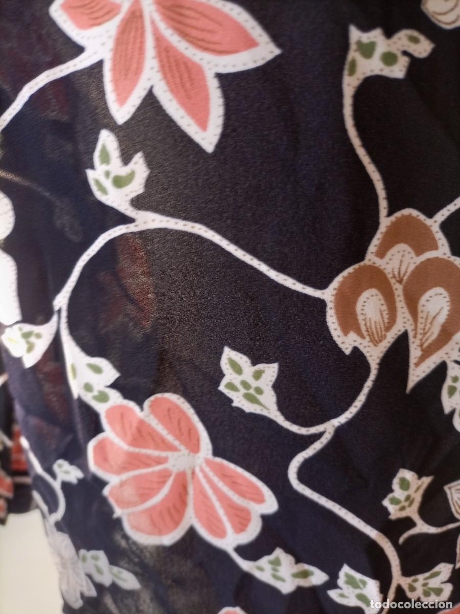 Vintage: Camisa vintage de flores con transparencias - Foto 5