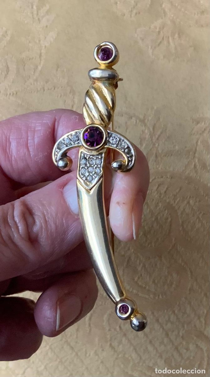 Vintage: BROCHE VINTAGE ESPADA - Foto 6