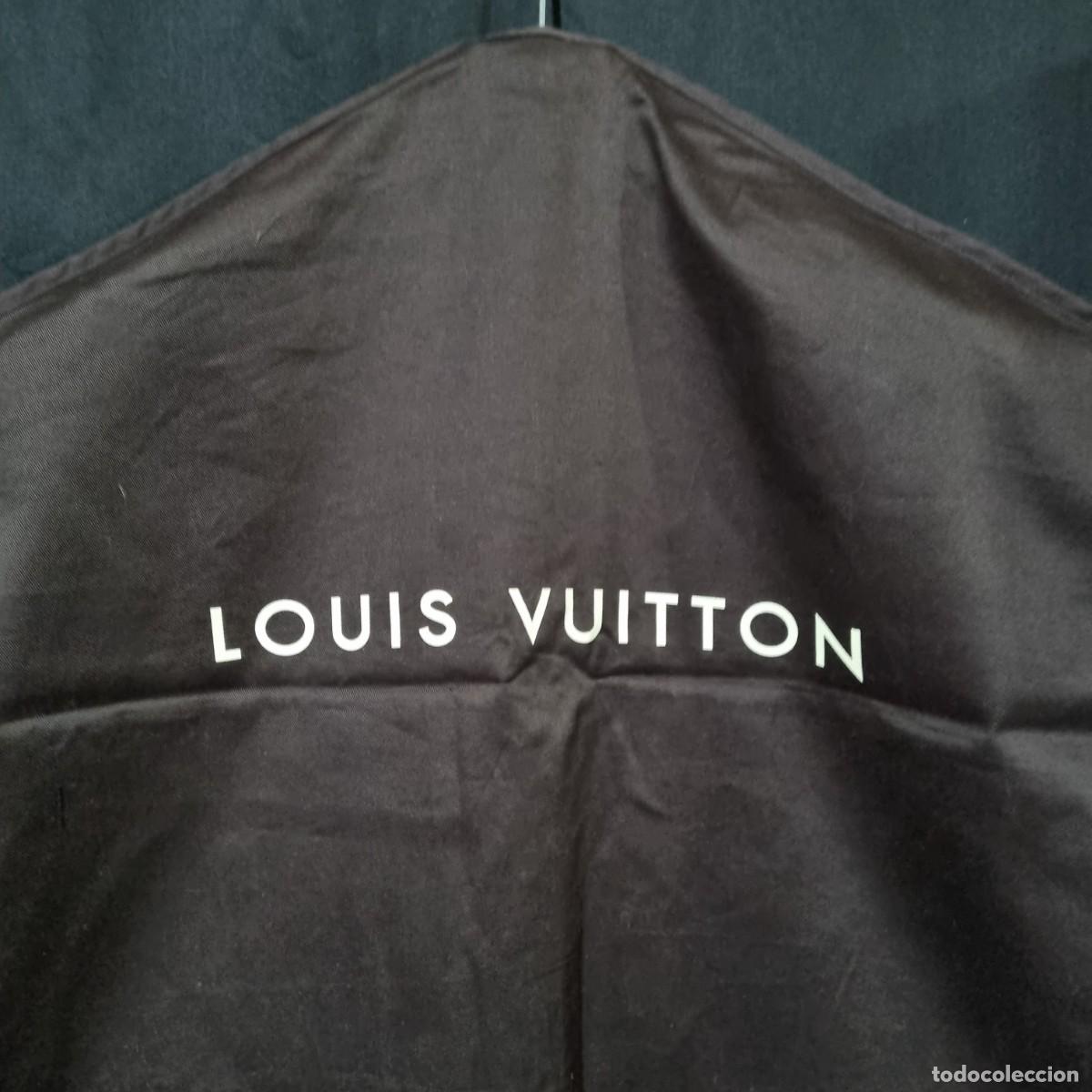 Vintage: FUNDA PROTECTORA DE TRAJES DE LOUIS VUITTON ALGODON MARRON - Foto 2
