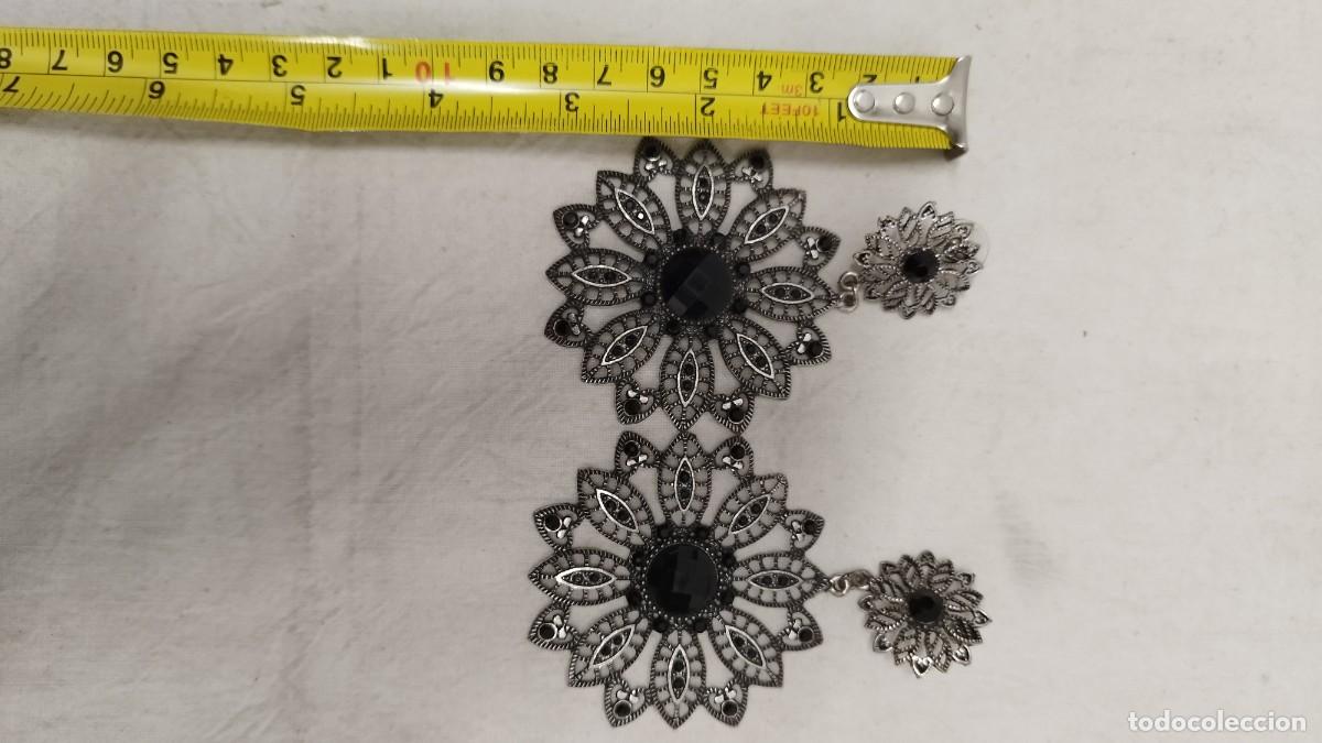 Vintage: Pendientes Vintage retro,simulando una flor - Foto 7