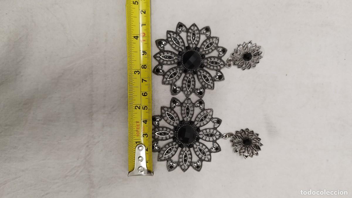 Vintage: Pendientes Vintage retro,simulando una flor - Foto 8