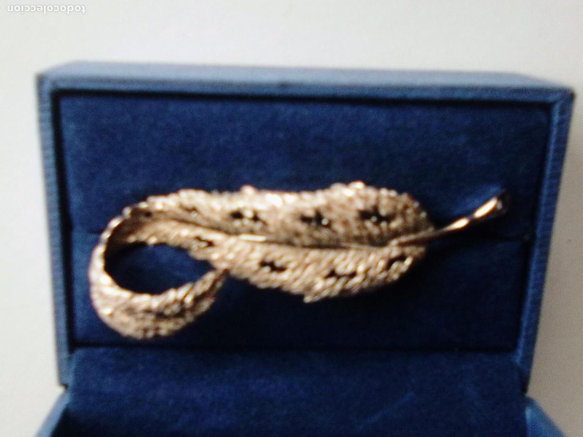 Vintage: Broche de hoja vintage - Foto 1