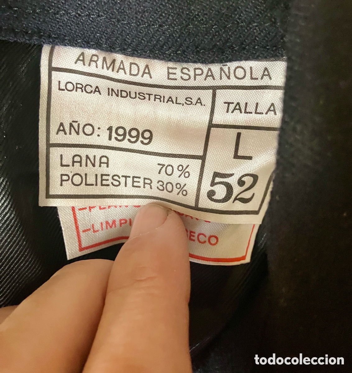 Vintage: Traje Militar de la Marina 90s. - Foto 3