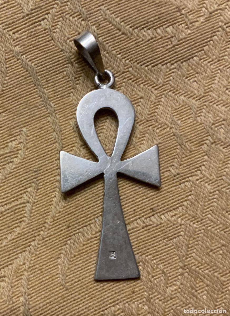 Vintage: COLGANTE PLATA LLAVE DE LA VIDA - Foto 4