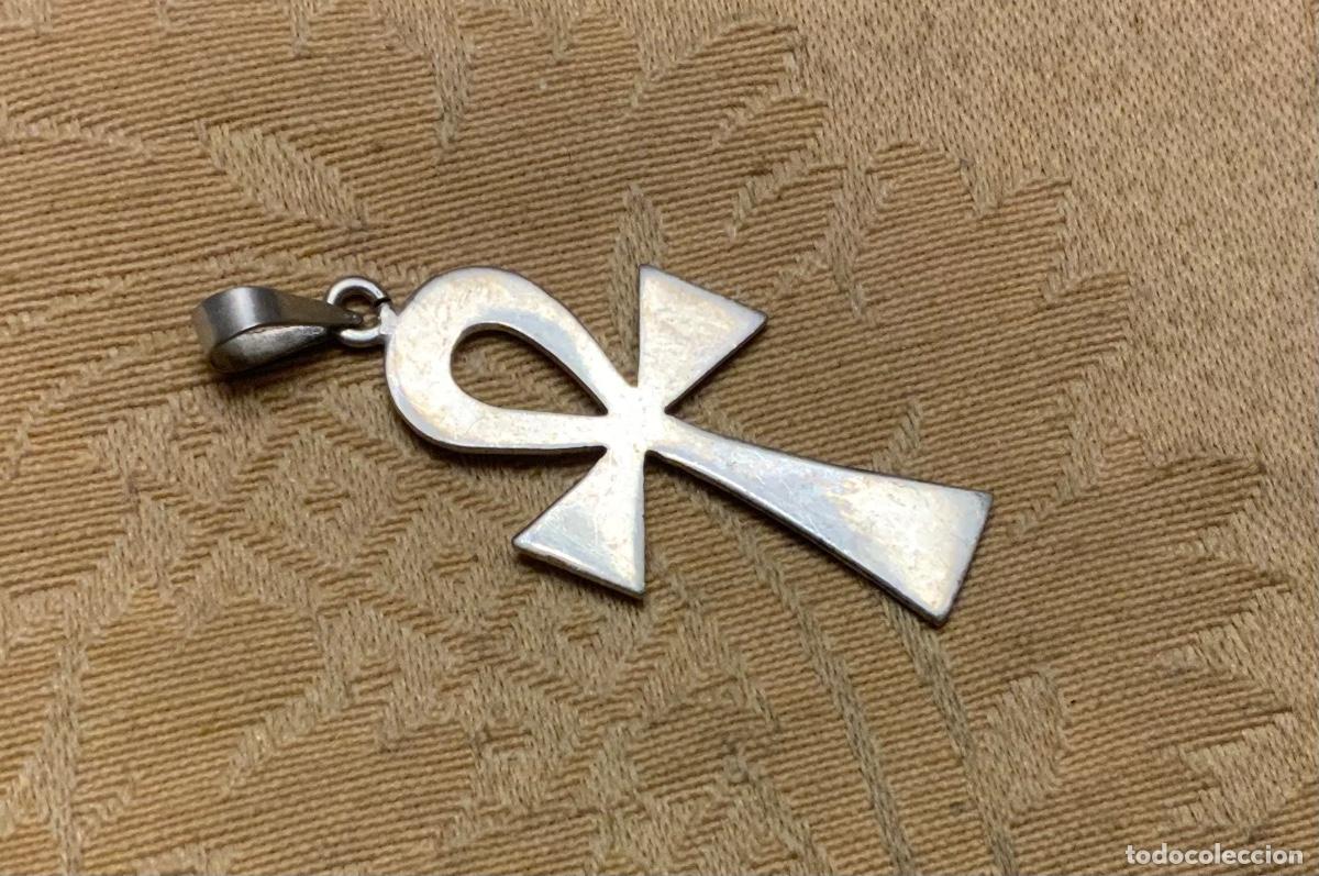 Vintage: COLGANTE PLATA LLAVE DE LA VIDA - Foto 5