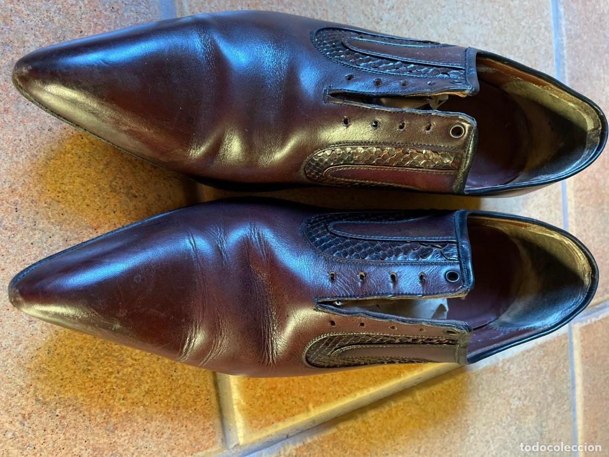 Vintage: ZAPATOS A&Ntilde;OS 50 CUERO - Foto 3