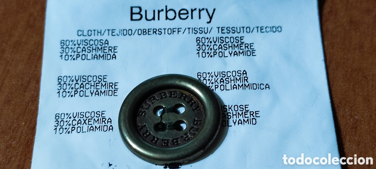 Vintage: Bot&oacute;n Burberrys - Foto 2