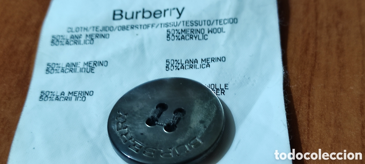 Vintage: Bot&oacute;n Burberrys - Foto 2