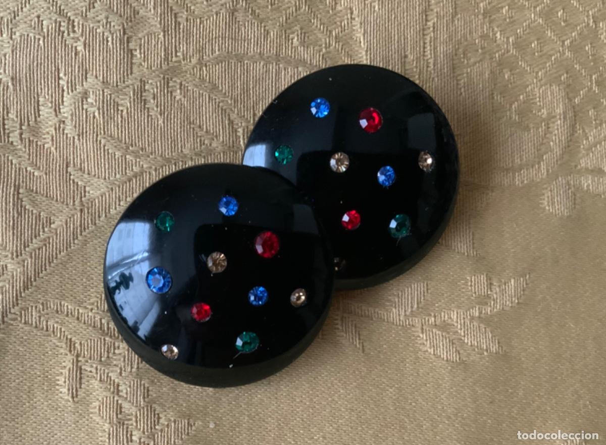 Vintage: PENDIENTES PASTA A&Ntilde;O 80 CRISTALES - Foto 1