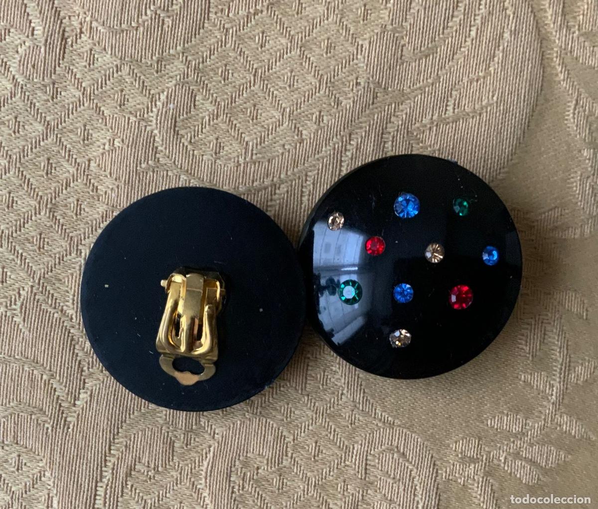 Vintage: PENDIENTES PASTA A&Ntilde;O 80 CRISTALES - Foto 5
