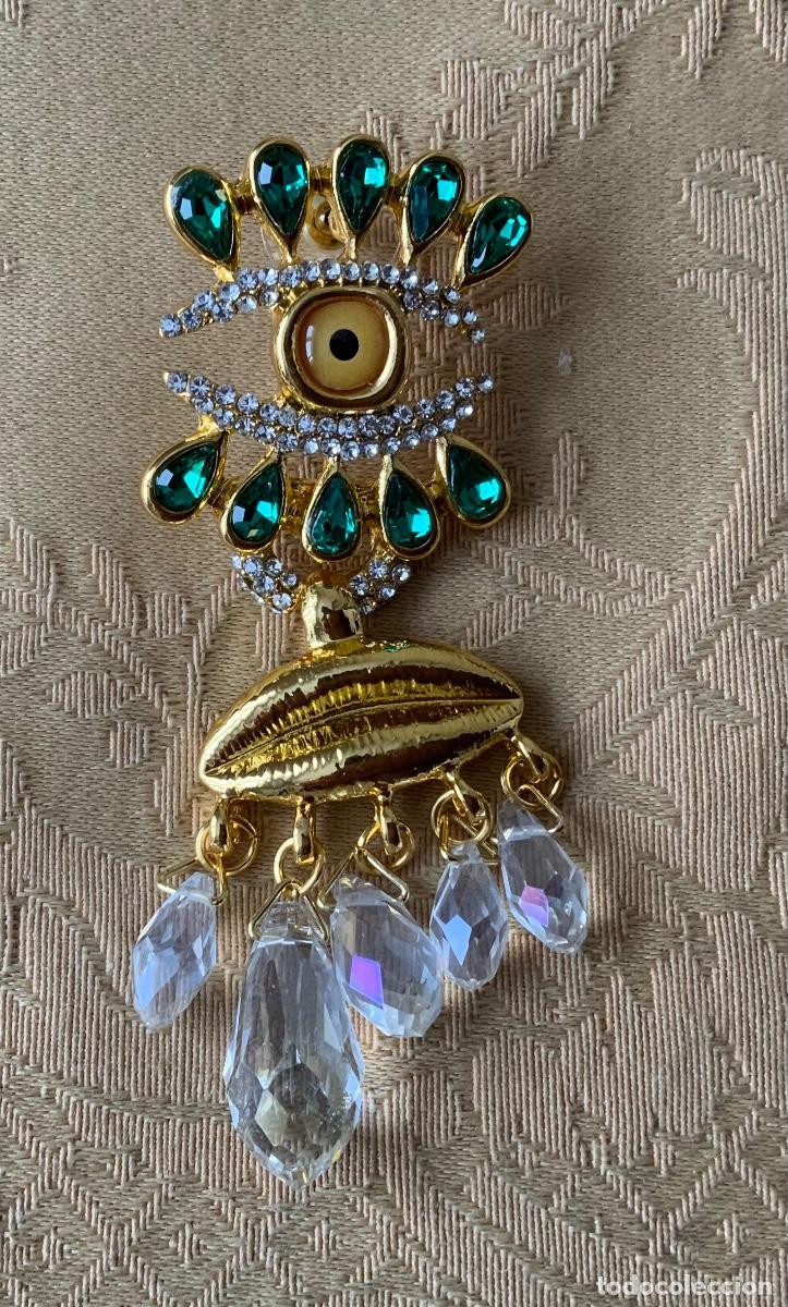 Vintage: PENDIENTES SURREALISTAS OJOS - Foto 2