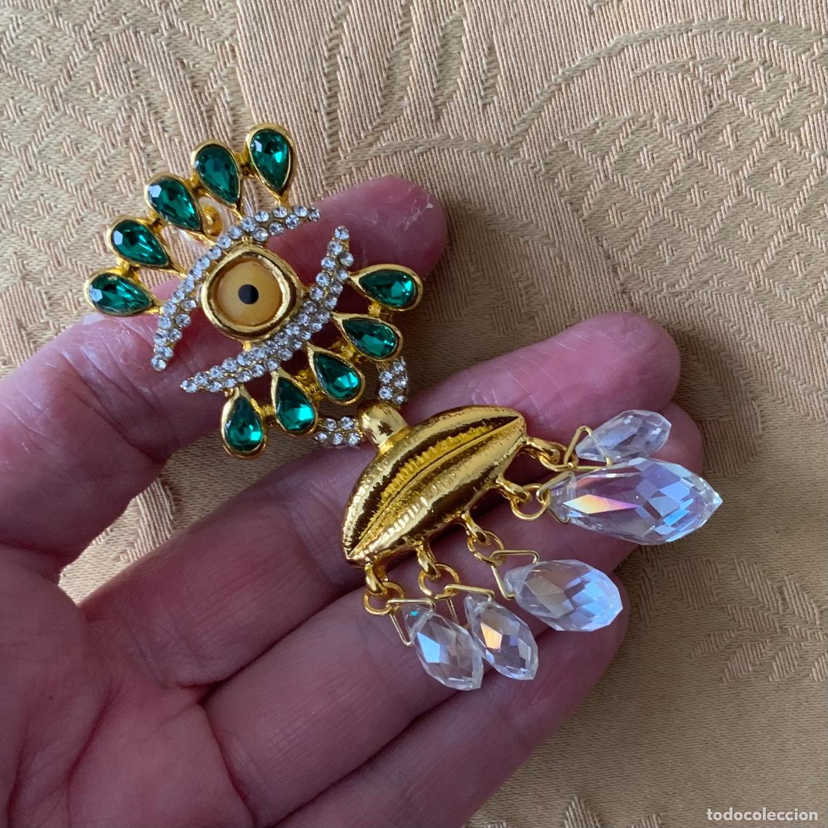 Vintage: PENDIENTES SURREALISTAS OJOS - Foto 4